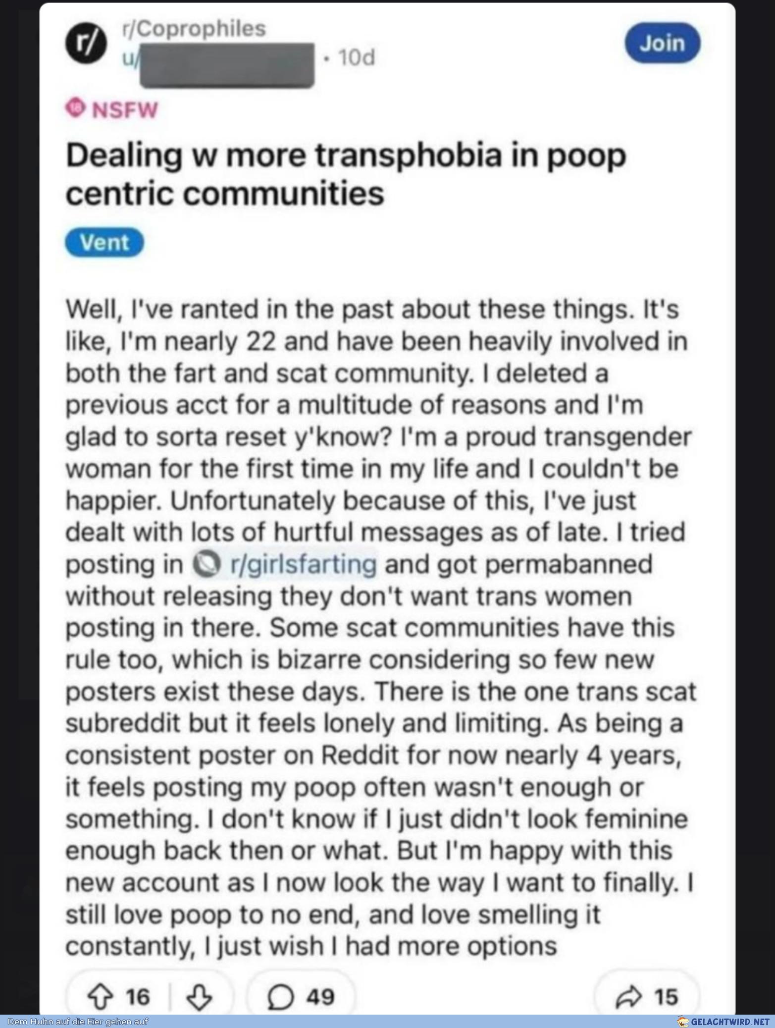 Poop problems