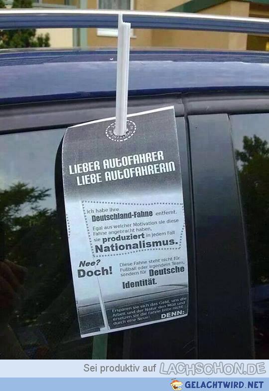 Prof Hase verteilt Zettel