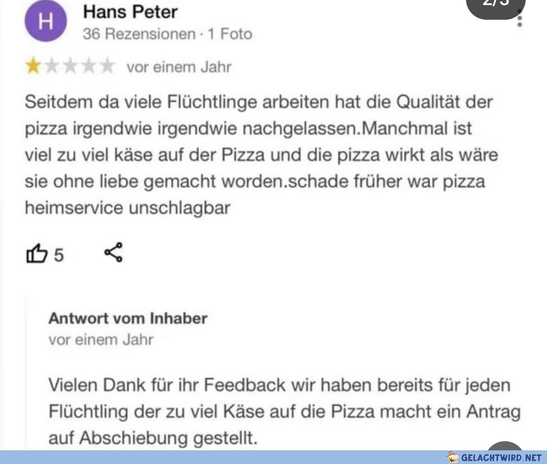 Richtig so!