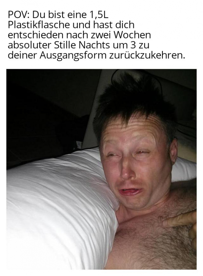 Scheiß ich mich fast ein