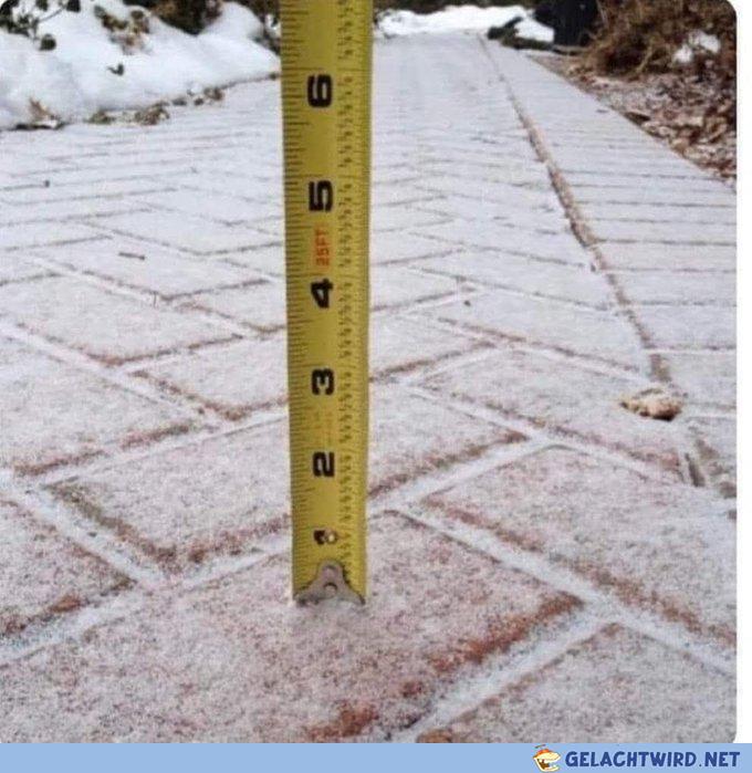 Schneefall in Deutschland