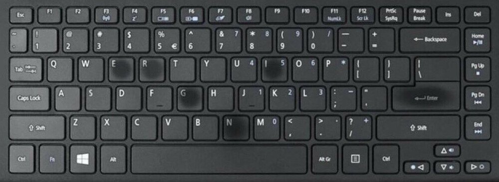 Schwarzes Argumentationskeyboard