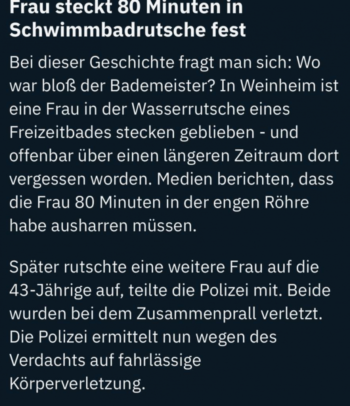 Sie ist auch manchmal ein bisschen diek