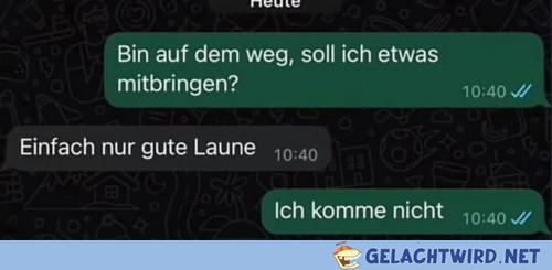Sieht in meinen Chats nicht anders aus