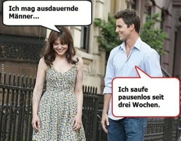 So muss das