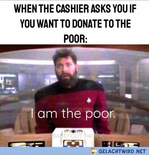 Stop being poor