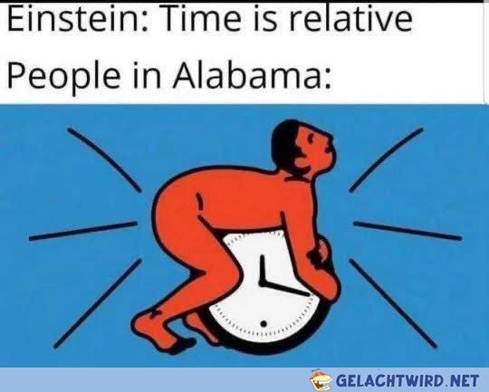 Time is relative