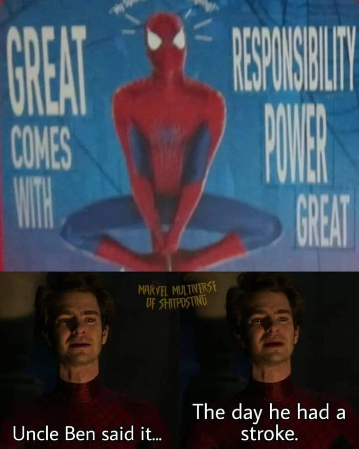 Uncle Ben, plz