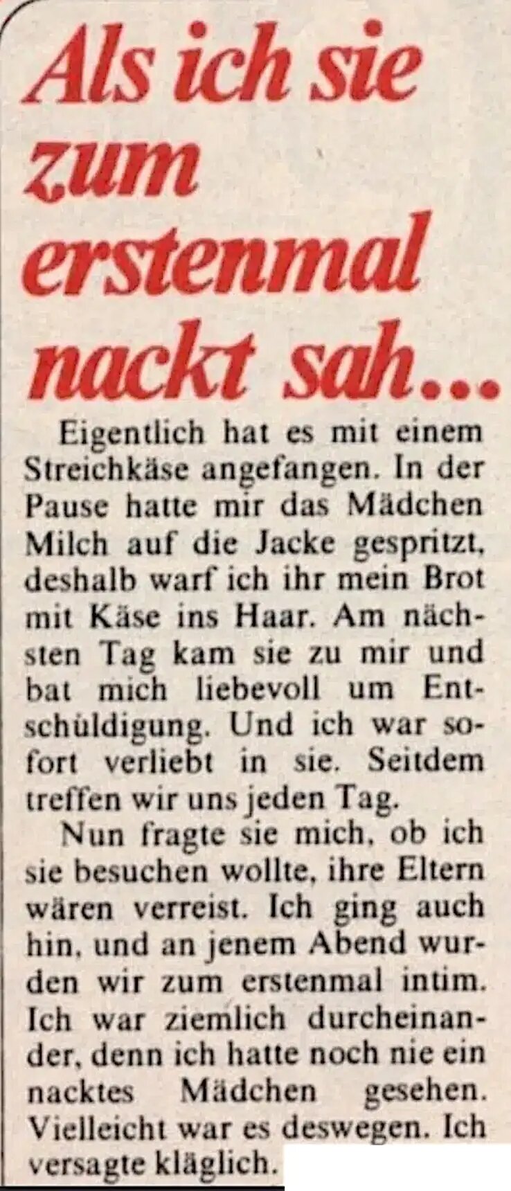 Voll süß