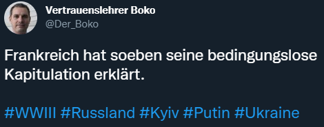 War klar