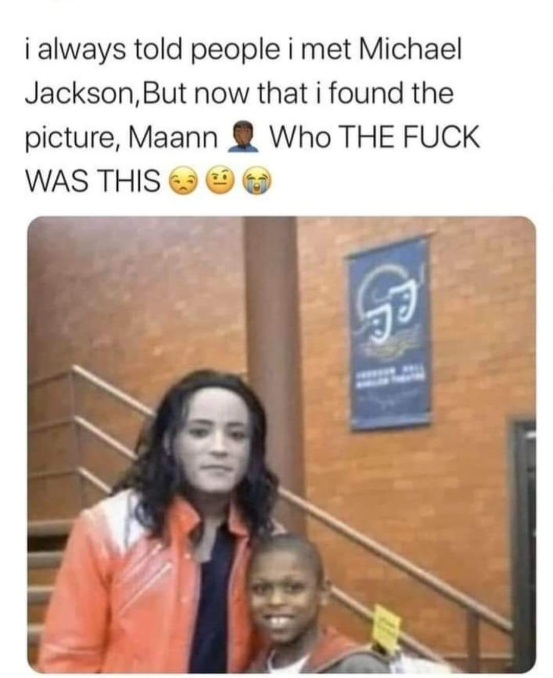 War wohl doch Jichael Mackson