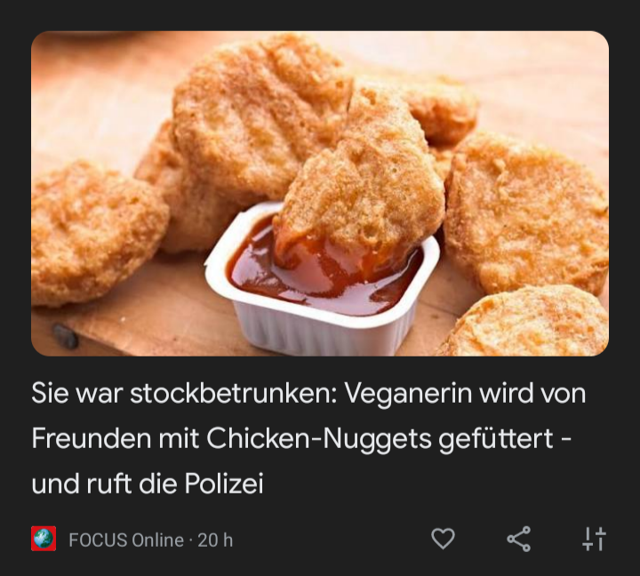 War wohl keine echte Veganerin