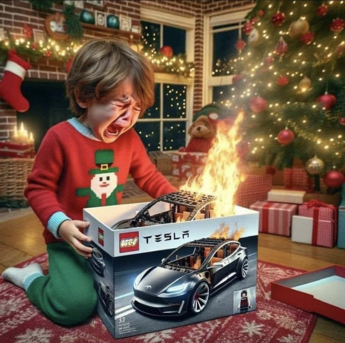 Weihnachten mit Tesla
