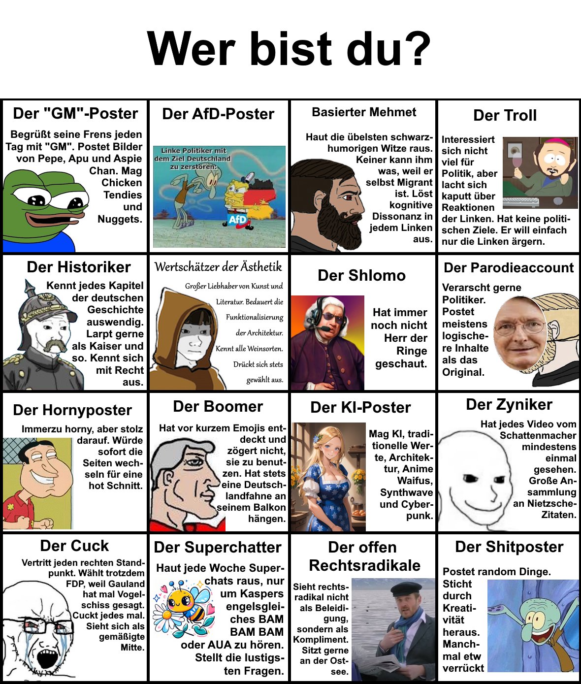 Wer bist du?