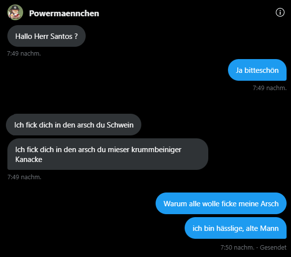 Wer von Euch war das wieder?