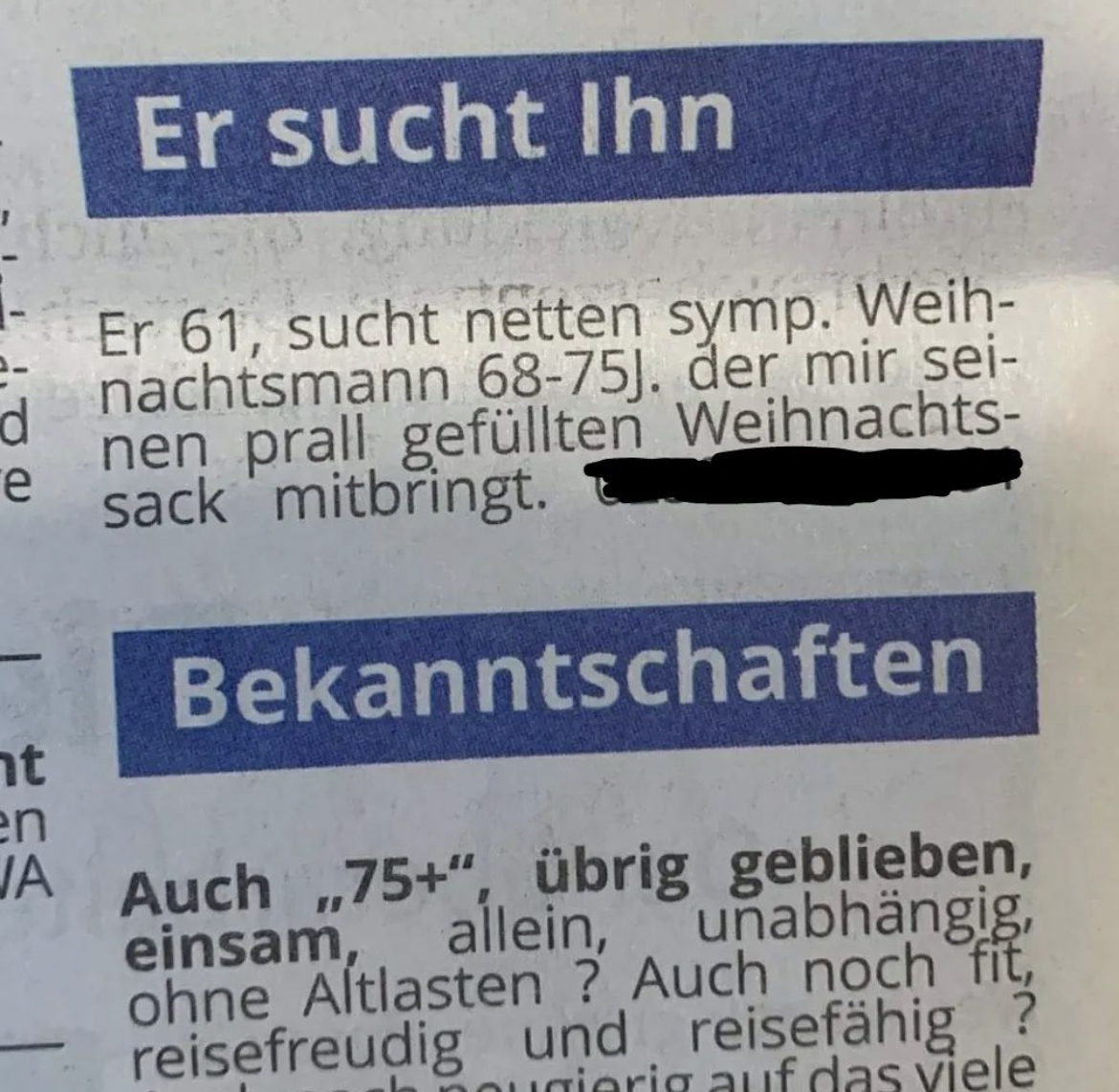 Wer von euch war das?