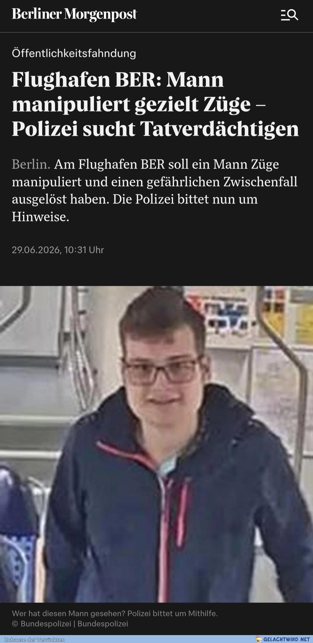 Wer von euch...?