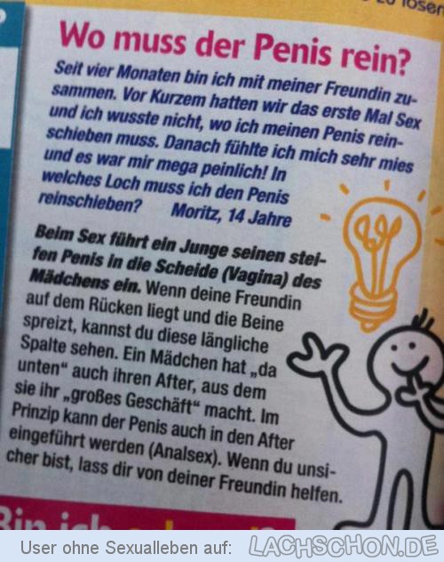 wo muss er nei?