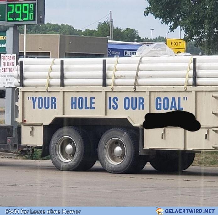 Your hole is our gole